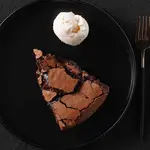 Brownie Pizza With Hot Chocolate